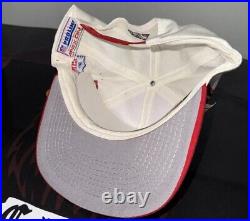 JOE MONTANA & MARCUS ALLEN SIGNED KANSAS CITY CHIEFS SNAPBACK Vintage Hat PSA