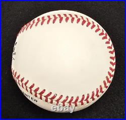 JOHN BUCK O'NEIL Signed Official Baseball-HALL OF FAME-KANSAS CITY MONARCHS-PSA