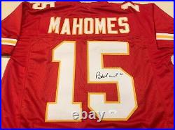 JSA PATRICK MAHOMES signed Kansas City Chiefs Football Jersey JSA LOA