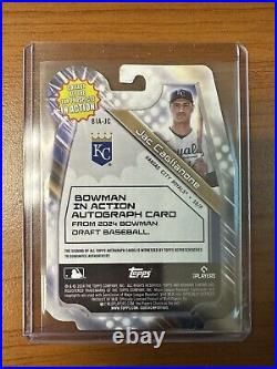 Jac Caglianone Auto #/75! 2024 Bowman Draft Bowman In Action Rookie Royals RC