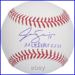 Jac Caglianone Kansas City Royals Signed Baseball with MLB Debut 6/3/25 Insc