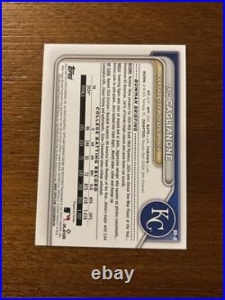Jac Caglianone Signed 2024 1st Bowman Baseball Card Kansas City Royals #bd-8