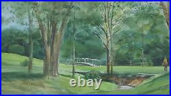 Jack O'hara (1921-2012) Original Watercolor Golf Leawood Kansas City Missouri