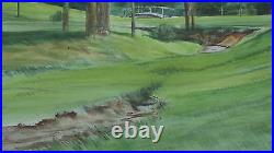 Jack O'hara (1921-2012) Original Watercolor Golf Leawood Kansas City Missouri