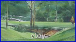 Jack O'hara (1921-2012) Original Watercolor Golf Leawood Kansas City Missouri