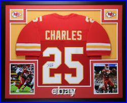 Jamaal Charles Autographed & Framed Red Kansas City Chiefs Auto JSA COA D2-L
