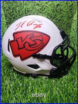 Jamaal Charles Kansas City Chiefs Autographed / Signed LUNAR ECLIPSE Mini Helmet