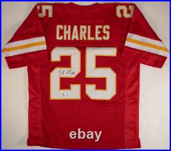 Jamaal Charles Signed/Autographed Kansas City Chiefs Custom Jersey (Beckett)