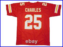 Jamaal Charles Signed Autographed Kansas City Chiefs Custom Jersey Beckett Coa