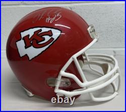 Jamaal Charles Signed Kansas City Chiefs Full Size Replica Helmet JSA (Read)