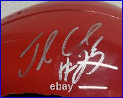 Jamaal Charles Signed Kansas City Chiefs Full Size Replica Helmet JSA (Read)