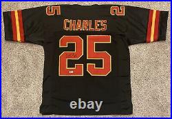 Jamaal Charles Signed Kansas City Chiefs Jersey (Beckett COA) 4x Pro Bowl RB