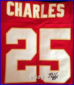 Jamaal Charles Signed Kansas City Chiefs Jersey Texas Longhorns Autographed K1