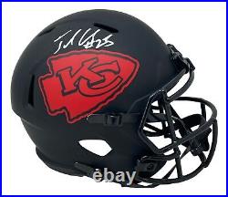Jamal Charles Signed Kansas City Chiefs FS Eclipse Replica Speed Helmet BAS ITP