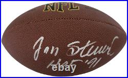 Jan Stenerud Signed Football Proof COA Autographed Kansas City Chiefs Packers