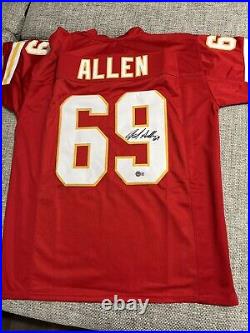 Jared Allen Signed Custom Jersey Autographed BAS Witnessed Kansas City Chiefs