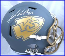 Jared Allen Signed Kansas City Chiefs F/S Slate Speed Helmet- Beckett W Hologram