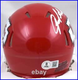 Jared Allen Signed Kansas City Chiefs Speed Mini Helmet Beckett W Holo White