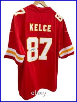 Jersey Kansas City Chiefs Team Hand Signed Travis Kelce BECKETT COA