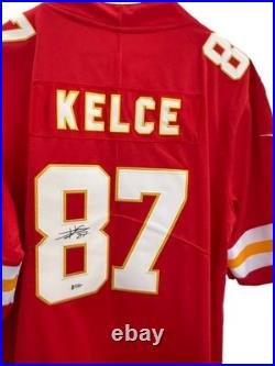 Jersey Kansas City Chiefs Team Hand Signed Travis Kelce BECKETT COA