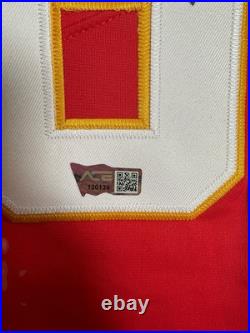 Jersey Red Travis Kelce Size L Kansas City Chiefs Signed Autographed COA