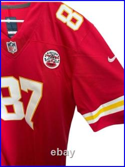 Jersey Red Travis Kelce Size L Kansas City Chiefs Signed Autographed COA