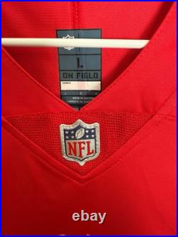 Jersey Red Travis Kelce Size L Kansas City Chiefs Signed Autographed COA