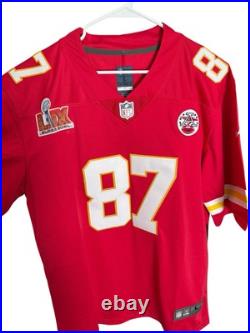 Jersey Red Travis Kelce Size L Kansas City Chiefs Signed Autographed COA