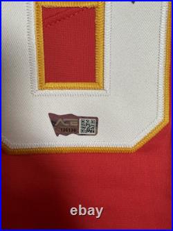 Jersey Red Travis Kelce Size L Kansas City Chiefs Signed Autographed COA
