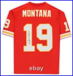 Joe Montana Kansas City Chiefs Signed Red Mitchell & Ness Jersey