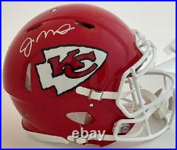 Joe Montana Signed Kansas City Chiefs F/S Speed Authentic Helmet Witnessed BAS