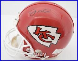 Joe Montana Signed Kansas City Chiefs Full-sized Riddell VSR-4 football helmet