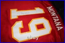 Joe Montana Signed Kansas City Chiefs Jersey