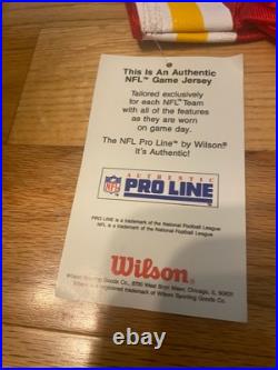 Joe Montana UDA Upper Deck Signed Autograph Kansas City Proline Game Jersey COA