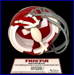 Johnny Robinson Autograph Signed Kansas City Chiefs Mini Helmet Tri Star Coa