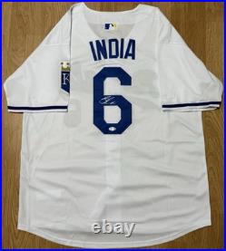 Jonathan India Signed Autographed Kansas City Royals Home Jersey #6 PSA COA