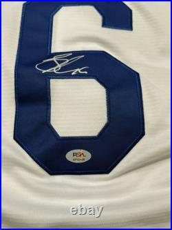 Jonathan India Signed Autographed Kansas City Royals Home Jersey #6 PSA COA