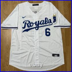 Jonathan India Signed Autographed Kansas City Royals Home Jersey #6 PSA COA