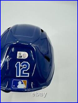 Jorge Soler Kansas City Royals Signed Game Used Batting Helmet Mlb Hologram Coa