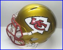 JuJu Smith-Schuster Autographed Kansas City Chiefs Flash Replica Helmet -BAS COA