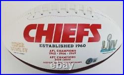 JuJu Smith-Schuster Autographed Signed Kansas City Chiefs Logo Football Beckett