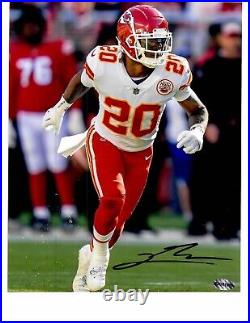 Justin Reid Kansas City Chiefs Signed 8 x 10 Photo COA TTM Seal 23G01090