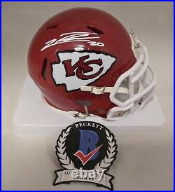 Justin Reid Signed Kansas City Chiefs Speed Mini Helmet Beckett Auto Football