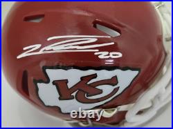 Justin Reid Signed Kansas City Chiefs Speed Mini Helmet Beckett Auto Football