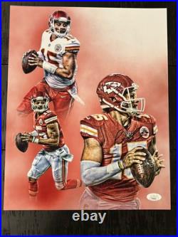 KANSAS CITY CHIEFS PATRICK MAHOMES SIGNED 11x14 PHOTO PHOTOGRAPH JSA COA NFL
