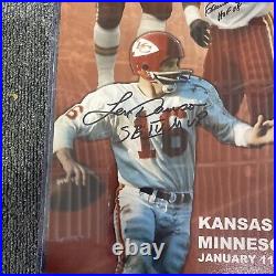 KANSAS CITY CHIEFS SIGNED SB LEN DAWSON, Culp, Bell, Thomas, Stenerud TRISTAR