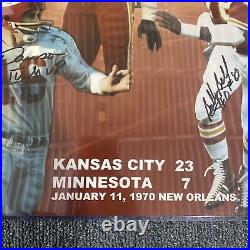 KANSAS CITY CHIEFS SIGNED SB LEN DAWSON, Culp, Bell, Thomas, Stenerud TRISTAR