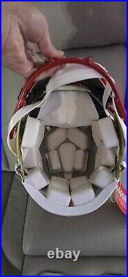KANSAS CITY CHIEFS TRAVIS KELCE flash signed full size helmet BECKETT COA