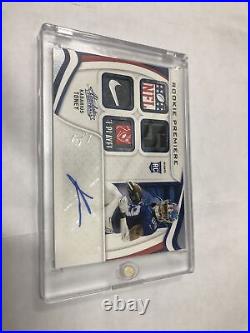 Kadarius Toney 1/1 RPA Very Rare, Quad Patch Rookie Auto! Wow