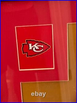 Kadarius Toney Signed Framed Kansas City Chiefs Custom Jersey Display Beckett